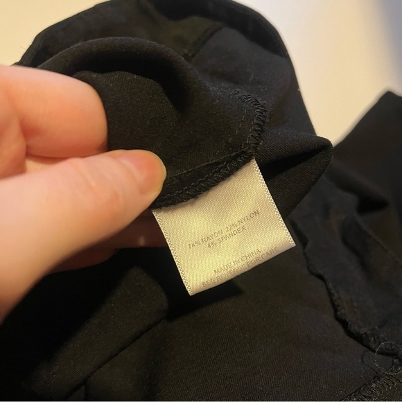 Modcloth Black Side Zip Work Pants Size 3X Stretchy Trousers Business Casual - Picture 3 of 8